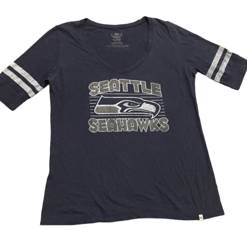 Seattle Seahawks size XL V-neck shirt 47 brand